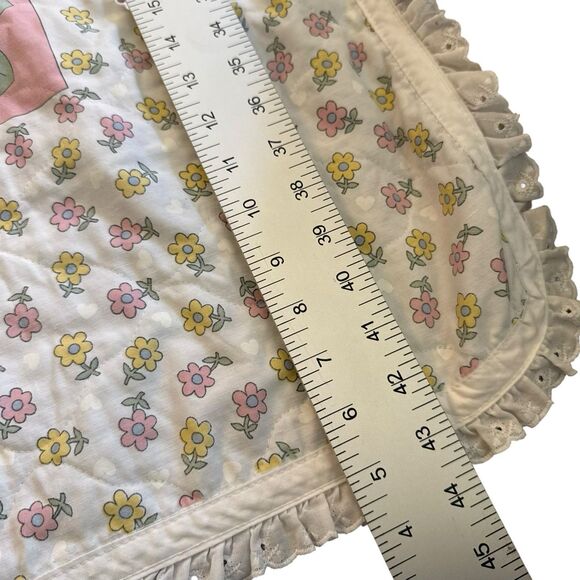 Precious Moments Vintage Baby Girl Infant Blanket Goose Project Linus 42”x33” - Picture 7 of 9